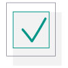 Reduced chance of error
