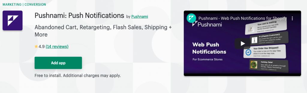 Pushnami: Push Notifications﻿