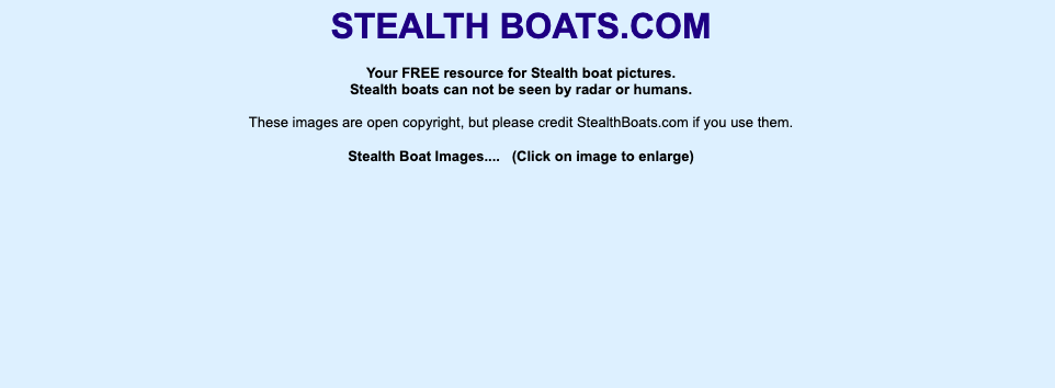 Stealth Boats﻿