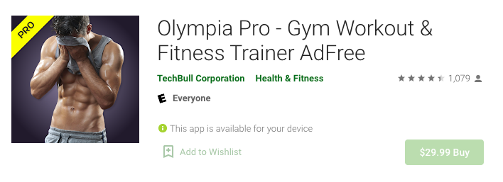 Olympia Pro app