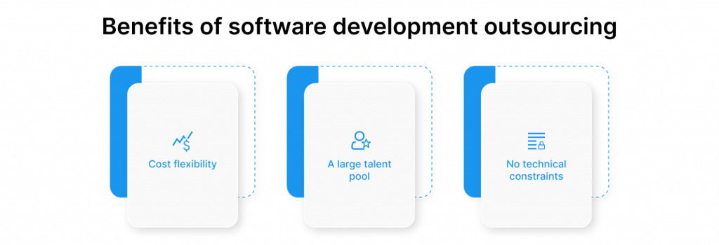 Pros of software development outsourcing 