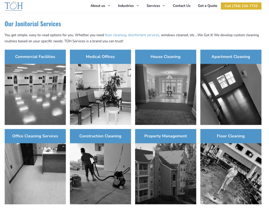 examples of cleaning service outsourcing